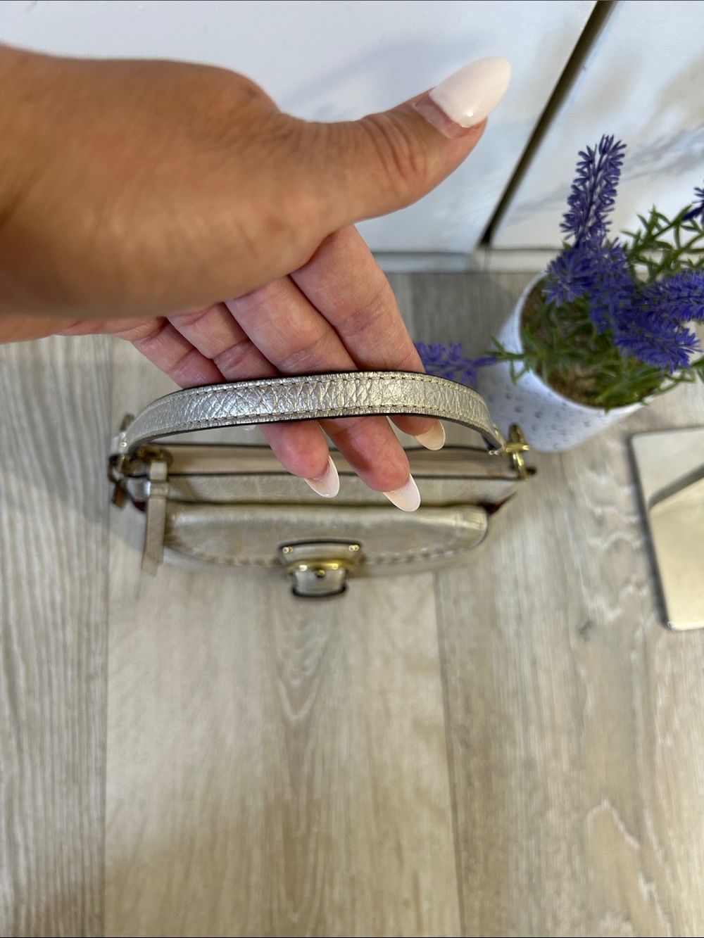 Coach Vintage Metallic Leather Mini Bag - Picture 6 of 13